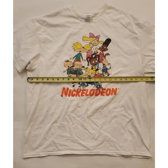 Vintage Delta Pro Weight Nickelodeon Rugrats Graphic White T-Shirt Mens XL - Picture 6 of 7